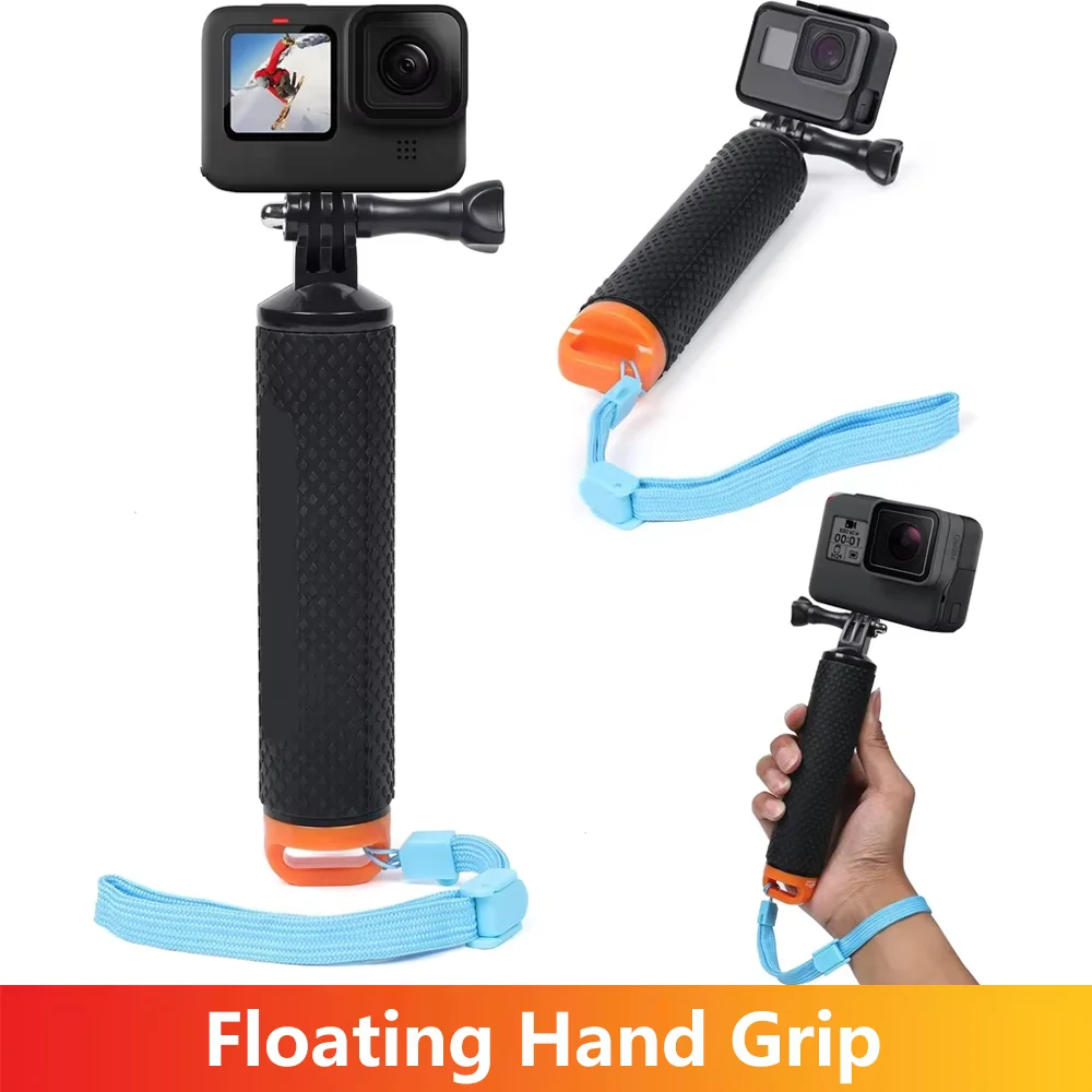 Action Camera Floating Handle Grip - Floating Hand Grip Waterproof Handle Selfie