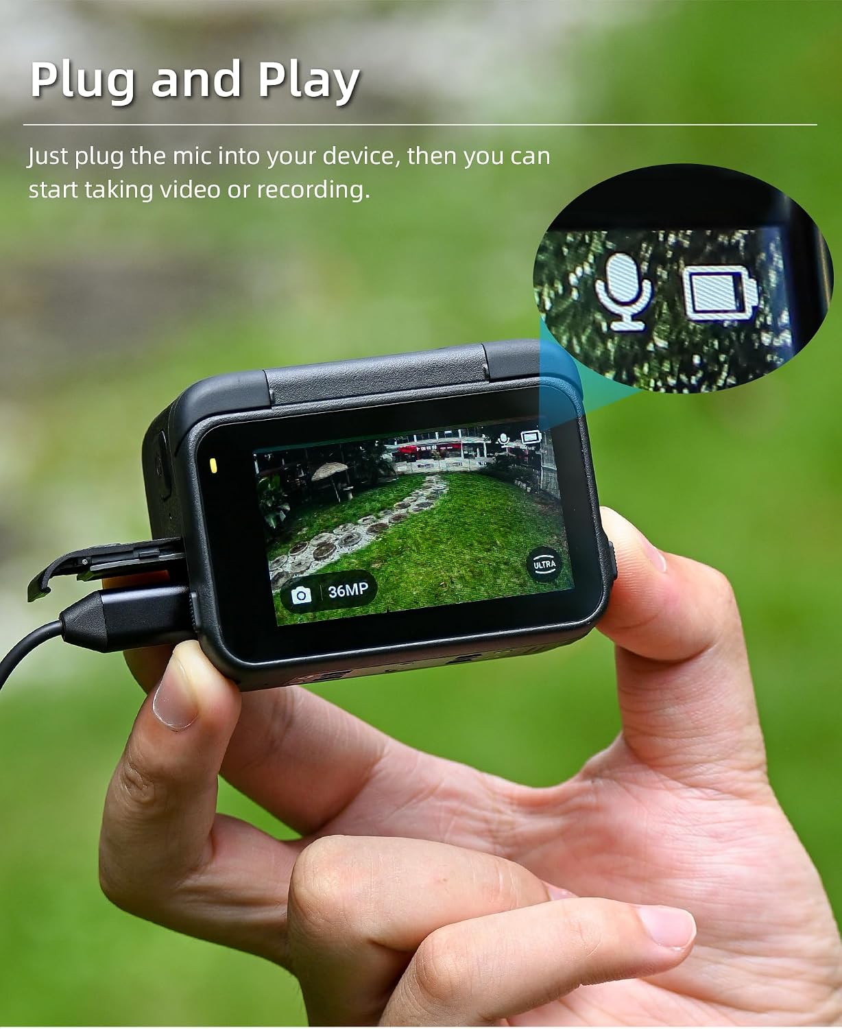 Action Camera External Microphone Usb - Camera Mini USB Microphone Lapel DV