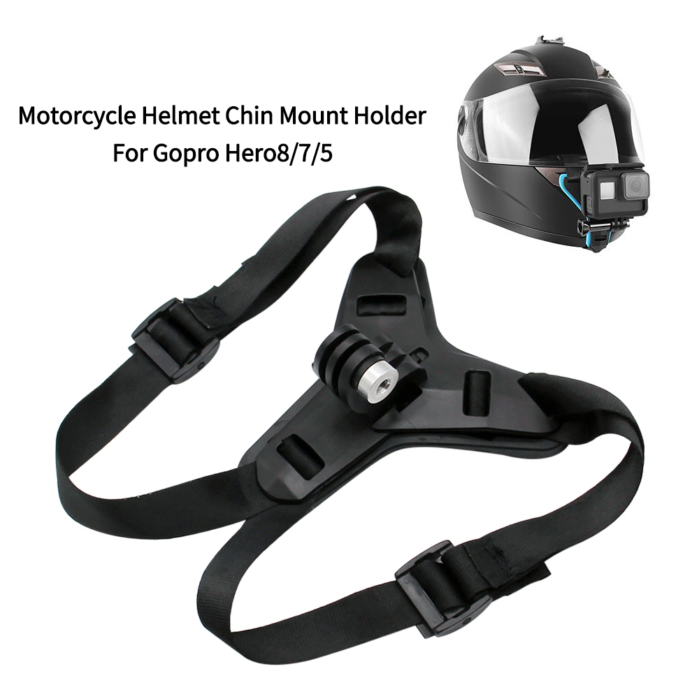 Action Camera Motorcycle Helmet Mount - Full Face Helmet Chin Stand Mount